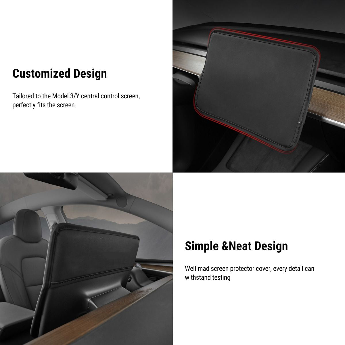 Model 3/Y Central Control Display Protective Cover Dust Cover (1 Pc) - T-Launch