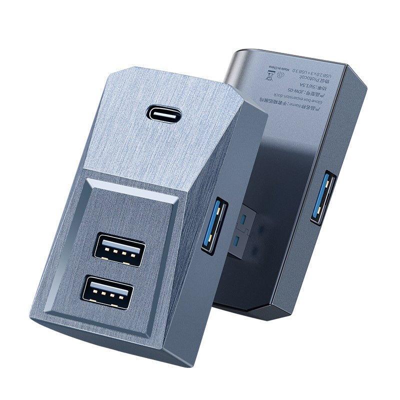 Model 3/Y Cybertruck Style Glove Box 4 in 1 USB Hub Docking Station for Tesla - T-Launch
