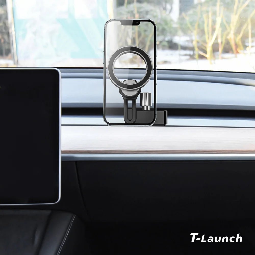 Model 3/Y Dashboard Magsafe Phone Holder for Tesla- Magnetic Mobile Phone Holder - T-Launch