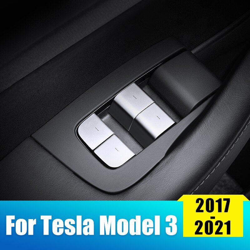 Model 3/Y Door Button Glass Lifting Patch for Tesla(2017-2023) - T-Launch
