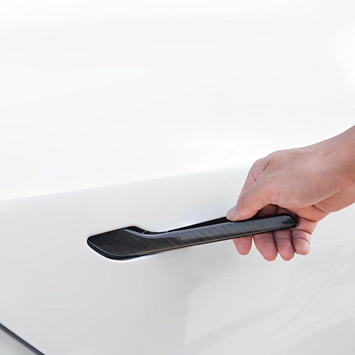 Model 3/Y Door Handle Cover (Carbon Fiber Pattern ABS) for Tesla (2017+) (4 PCS) - T-Launch