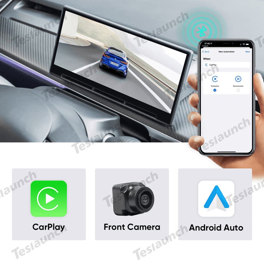 Model 3/Y F9 9 Inches Touch Screen Carplay/Android Auto Smart Dashboard - T-Launch