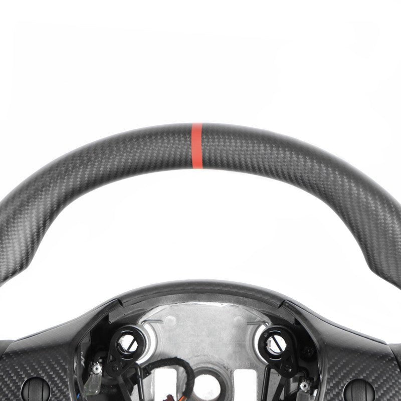 Model 3/Y Full Carbon Fiber Steering Wheel - T-Launch