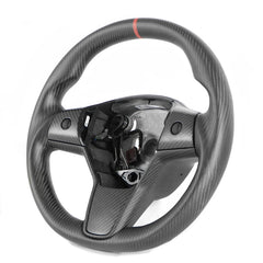 Model 3/Y Full Carbon Fiber Steering Wheel - T-Launch