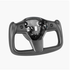 Model 3/Y Full Carbon Fiber Yoke Steering Wheel - T-Launch