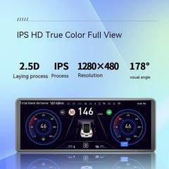 Model 3/Y H6 6.86'' Screen Instrument Cluster Mini Display for Tesla - Support OTA Upgrade - T-Launch