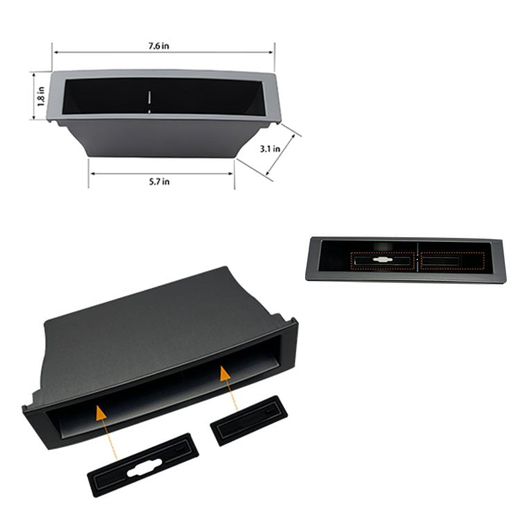 Model 3/Y Phone Storage Organizer Central Control Storage Box For Tesla(2021-2023) - T-Launch