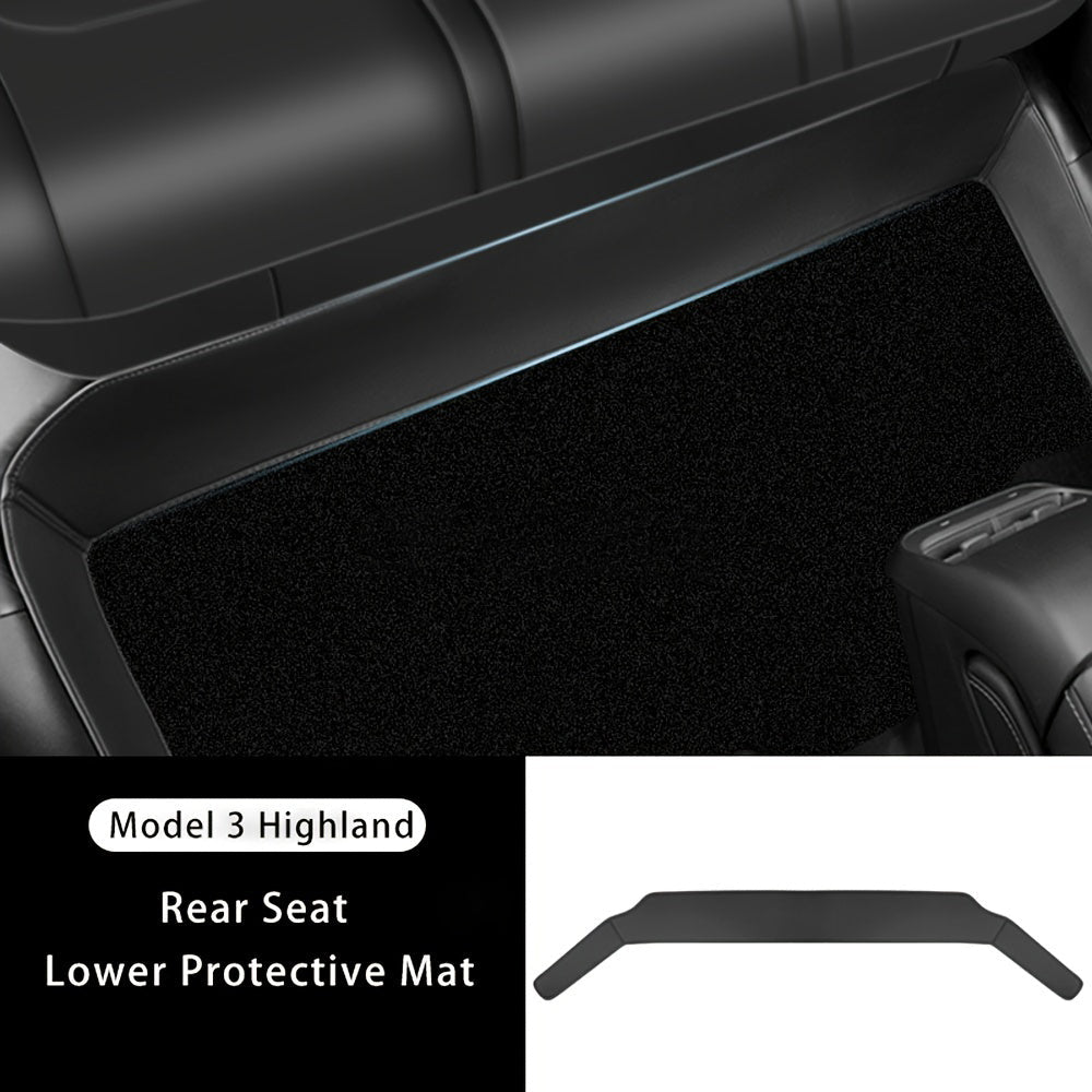 Model 3/Y Rear Seat Lower Protective Mat (Suitable for 2024+ Model 3 Highland) - T-Launch