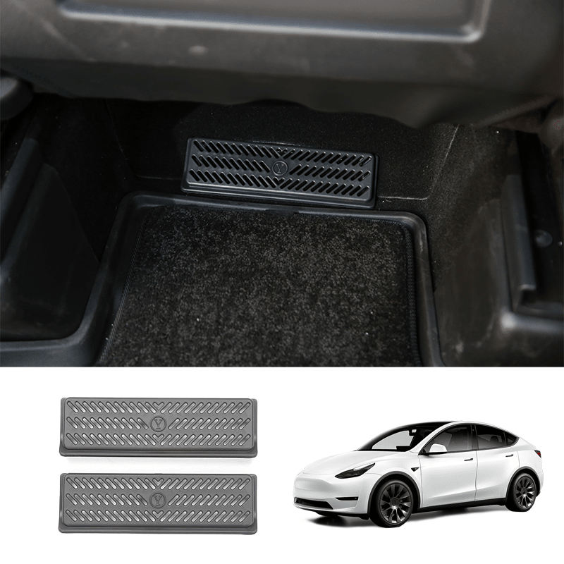 Model 3/Y Under Front Seat Air Vent Covers (1 Pair) for Tesla(2017-2023) - T-Launch