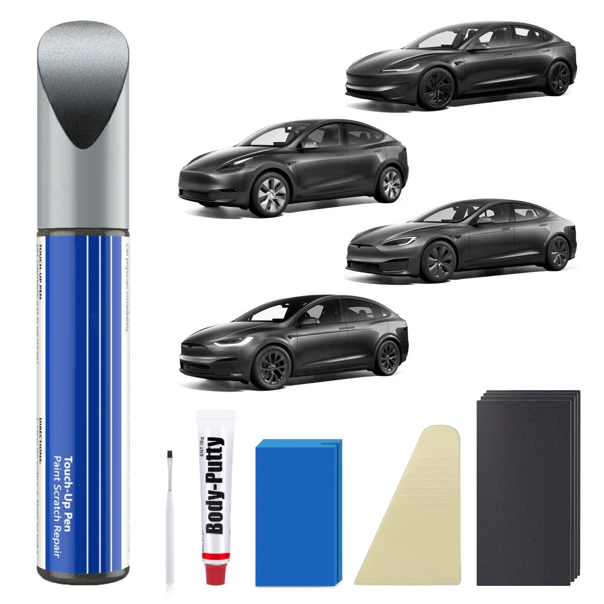 Model 3/Y/S/X Car Body Color Paint Repair Pen Kit for Tesla - OEM Original Touch Up Paint Pen - T-Launch