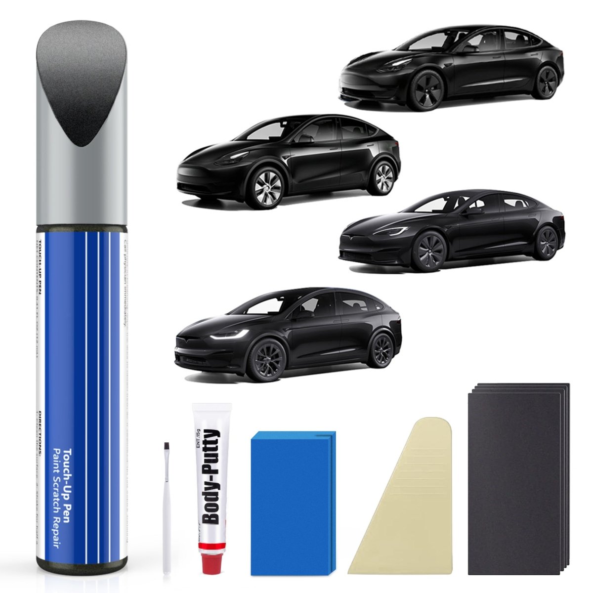 Model 3/Y/S/X Car Body Color Paint Repair Pen Kit for Tesla - OEM Original Touch Up Paint Pen - T-Launch