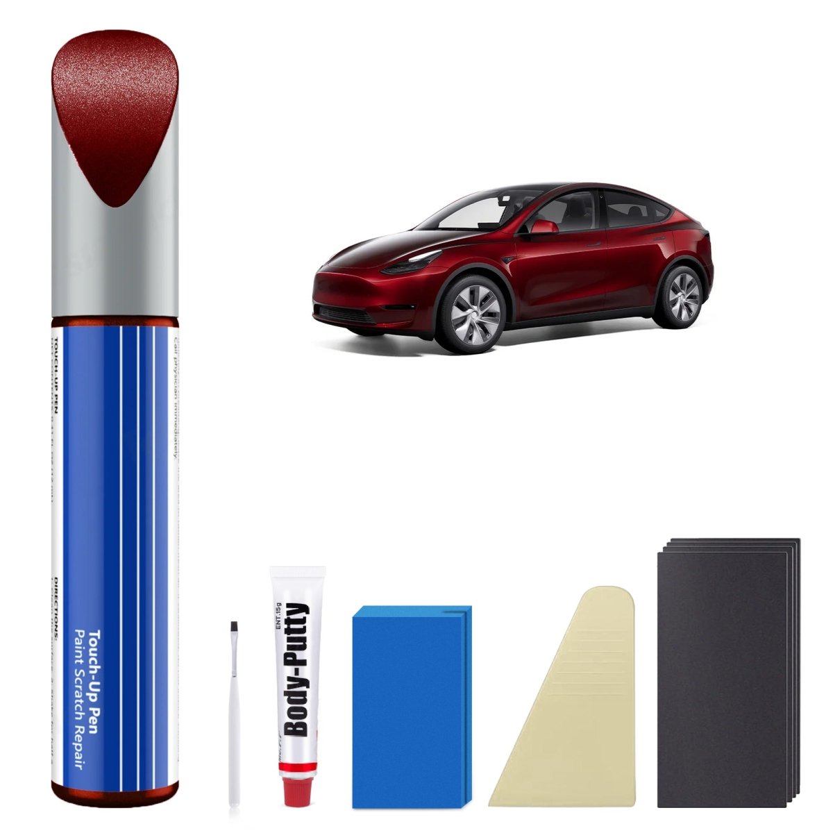 Model 3/Y/S/X Car Body Color Paint Repair Pen Kit for Tesla - OEM Original Touch Up Paint Pen - T-Launch