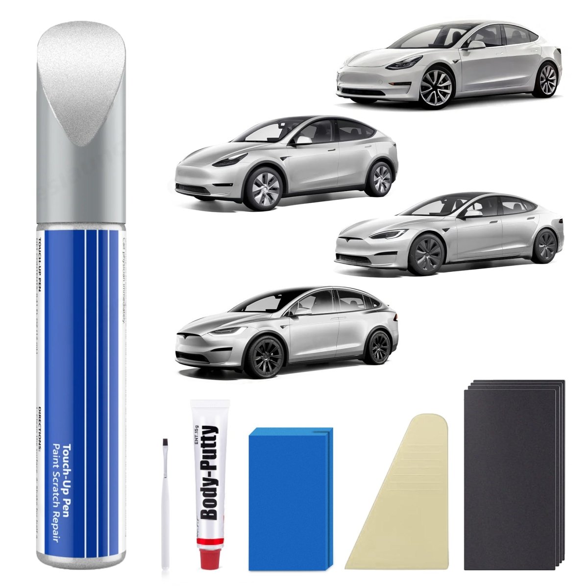 Model 3/Y/S/X Car Body Color Paint Repair Pen Kit for Tesla - OEM Original Touch Up Paint Pen - T-Launch