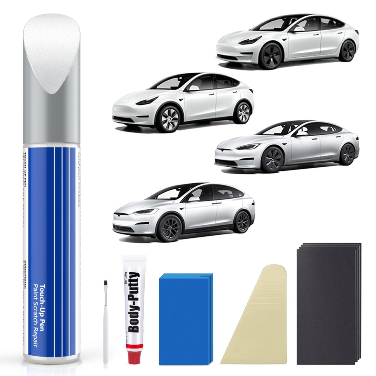 Model 3/Y/S/X Car Body Color Paint Repair Pen Kit for Tesla - OEM Original Touch Up Paint Pen - T-Launch