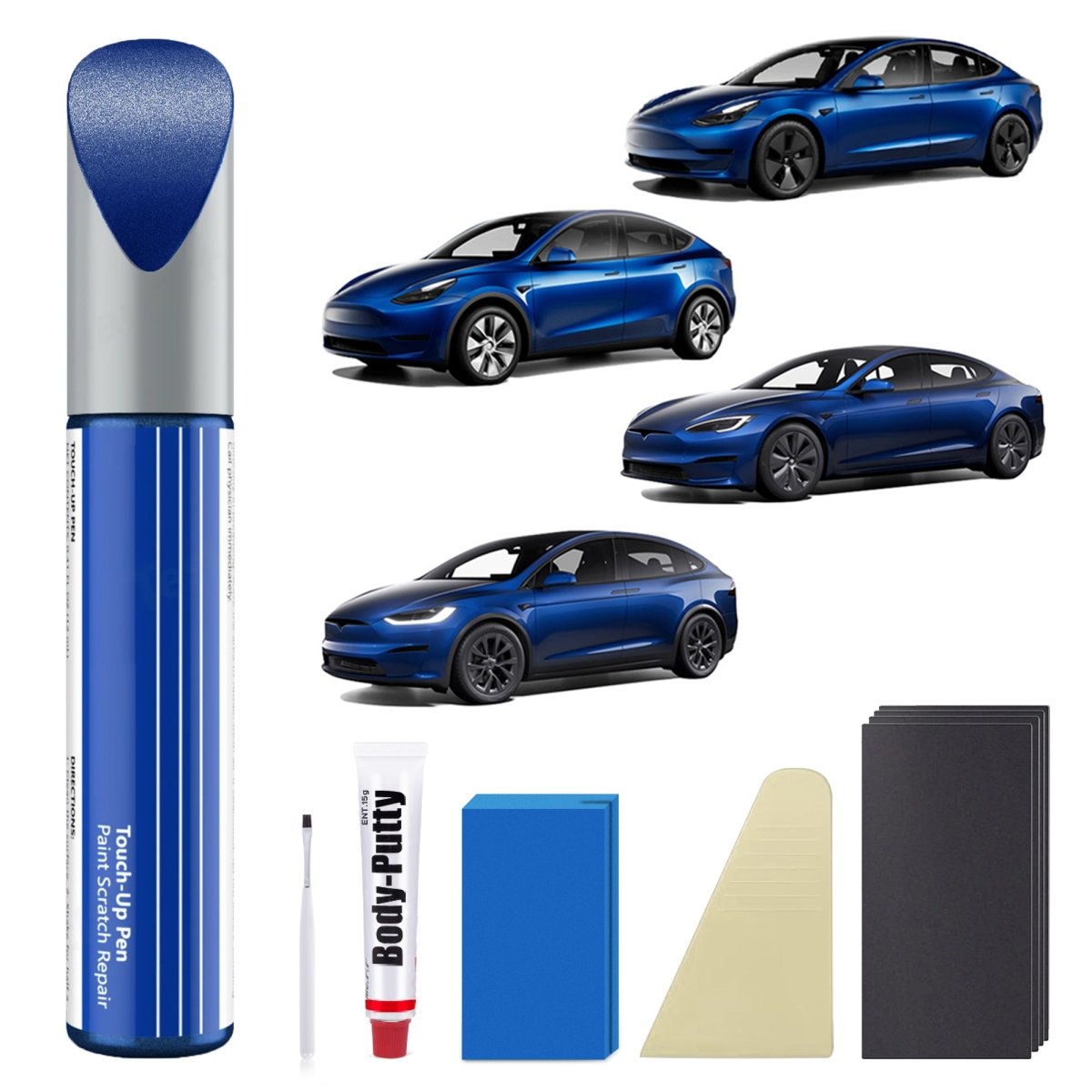 Model 3/Y/S/X Car Body Color Paint Repair Pen Kit for Tesla - OEM Original Touch Up Paint Pen - T-Launch