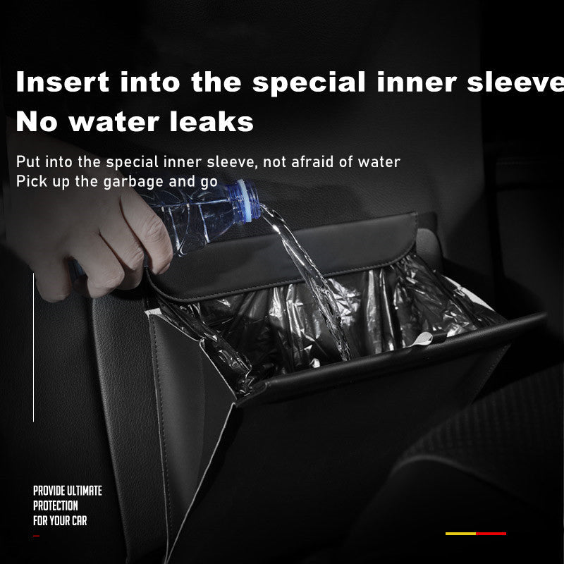 Model 3/Y/S/X Car Trash Can In-Car Garbage Bag Rear Storage Bag - T-Launch