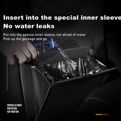 Model 3/Y/S/X Car Trash Can In-Car Garbage Bag Rear Storage Bag - T-Launch
