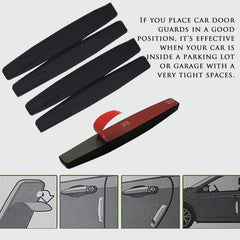 Model 3/Y/S/X/Cybertruck Car Door Corner Protective Cover Scratch-Resistant Anti-Collision Strips (4 Pcs) - T-Launch