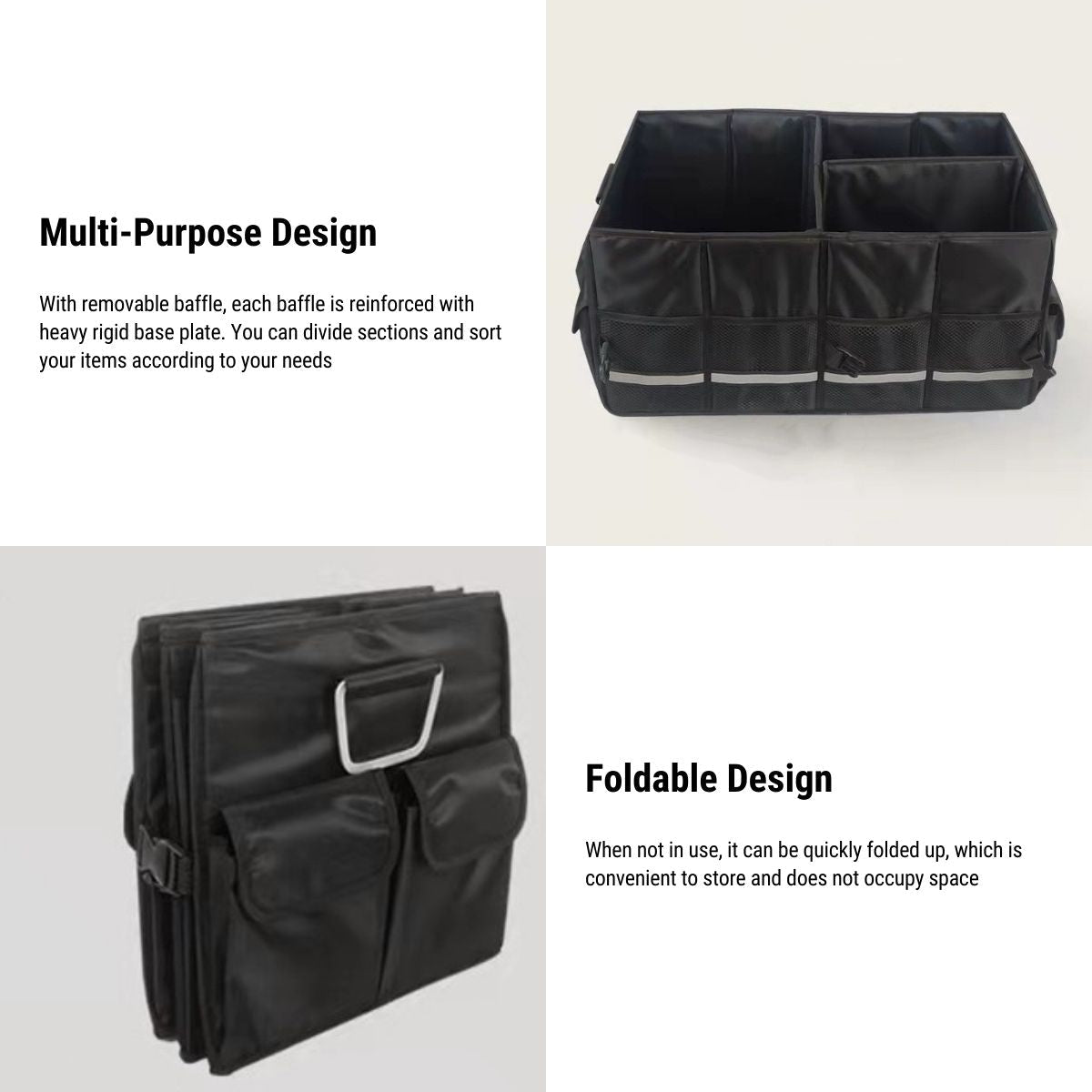 Model 3/Y/S/X/Cybertruck Foldable Storage Box Trunk Storage Box - T-Launch