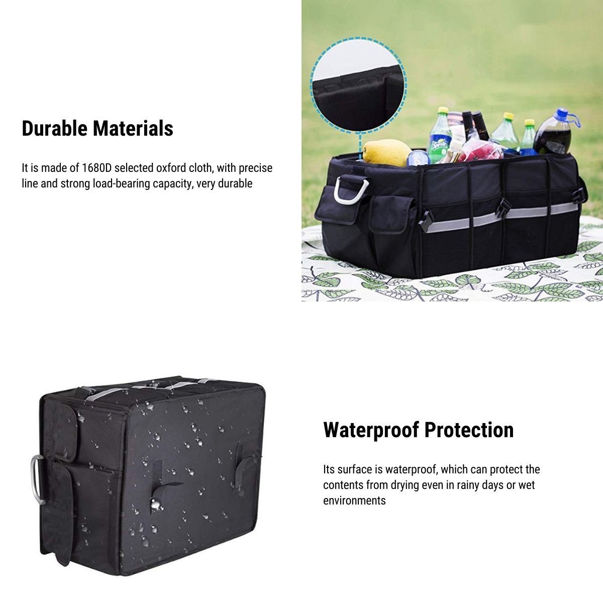 Model 3/Y/S/X/Cybertruck Foldable Storage Box Trunk Storage Box - T-Launch
