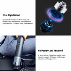 Model 3/Y/S/X/Cybertruck Handheld Cordless Vacuum Cleaner Inflatable Two-In-One - T-Launch