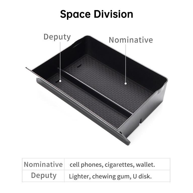 Model S X Center Console Organizer Storage Box Cubby Drawer for Tesla (2012-2020) - T-Launch