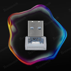 Model S/X/3/Y Backseat LED USB-A/C RGB Lighting for Tesla(2012-2024) - T-Launch