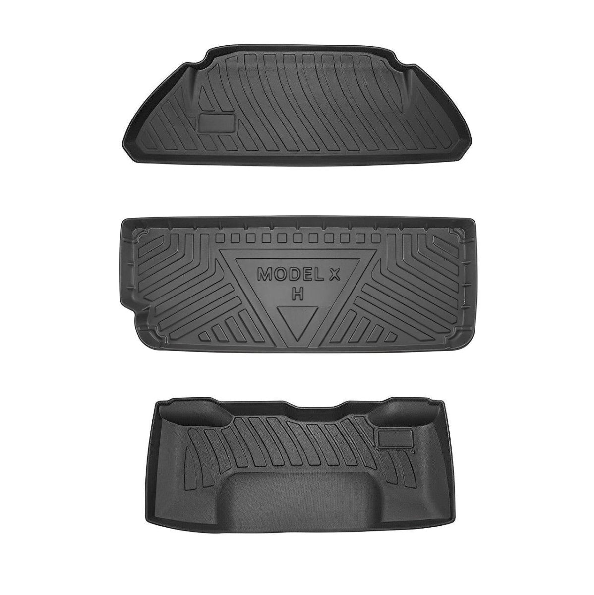 Model X Floor Mats Trunk Mat Cargo Liner for All Weather for Tesla(2015-2020) - T-Launch