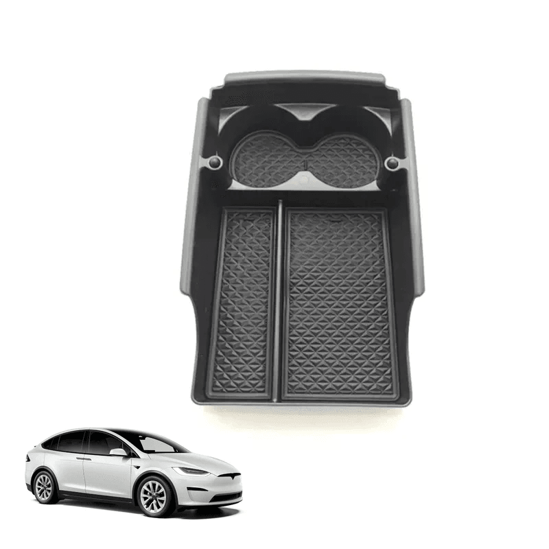 Model X/S Center Console Organizer with Cup Holder for Tesla(2016-2020) - T-Launch