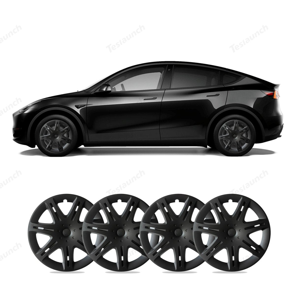 Model Y 19'' Gemini Wheels Cover Hubcaps Replacement 4PCS for Tesla (2020-2024) - T-Launch