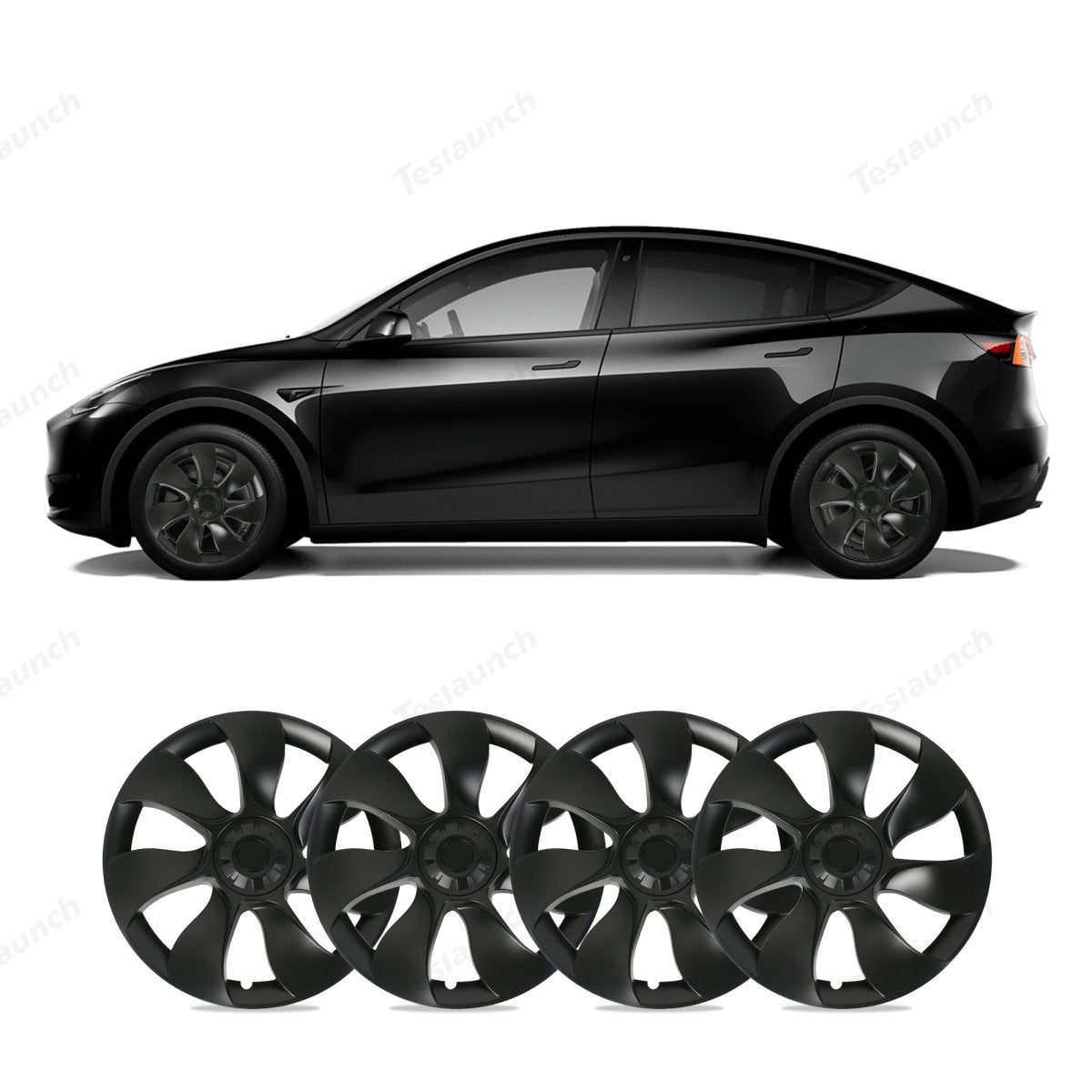 Model Y 19'' Gemini Wheels Cover Hubcaps Replacement 4PCS for Tesla (2020-2024) - T-Launch