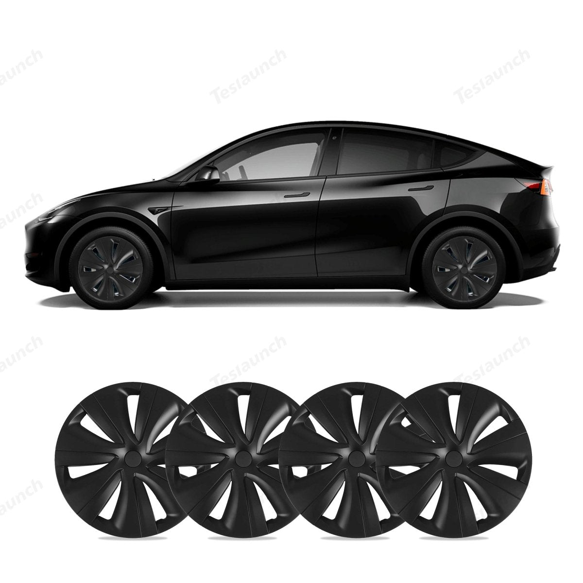 Model Y 19'' Gemini Wheels Cover Hubcaps Replacement 4PCS for Tesla (2020-2024) - T-Launch