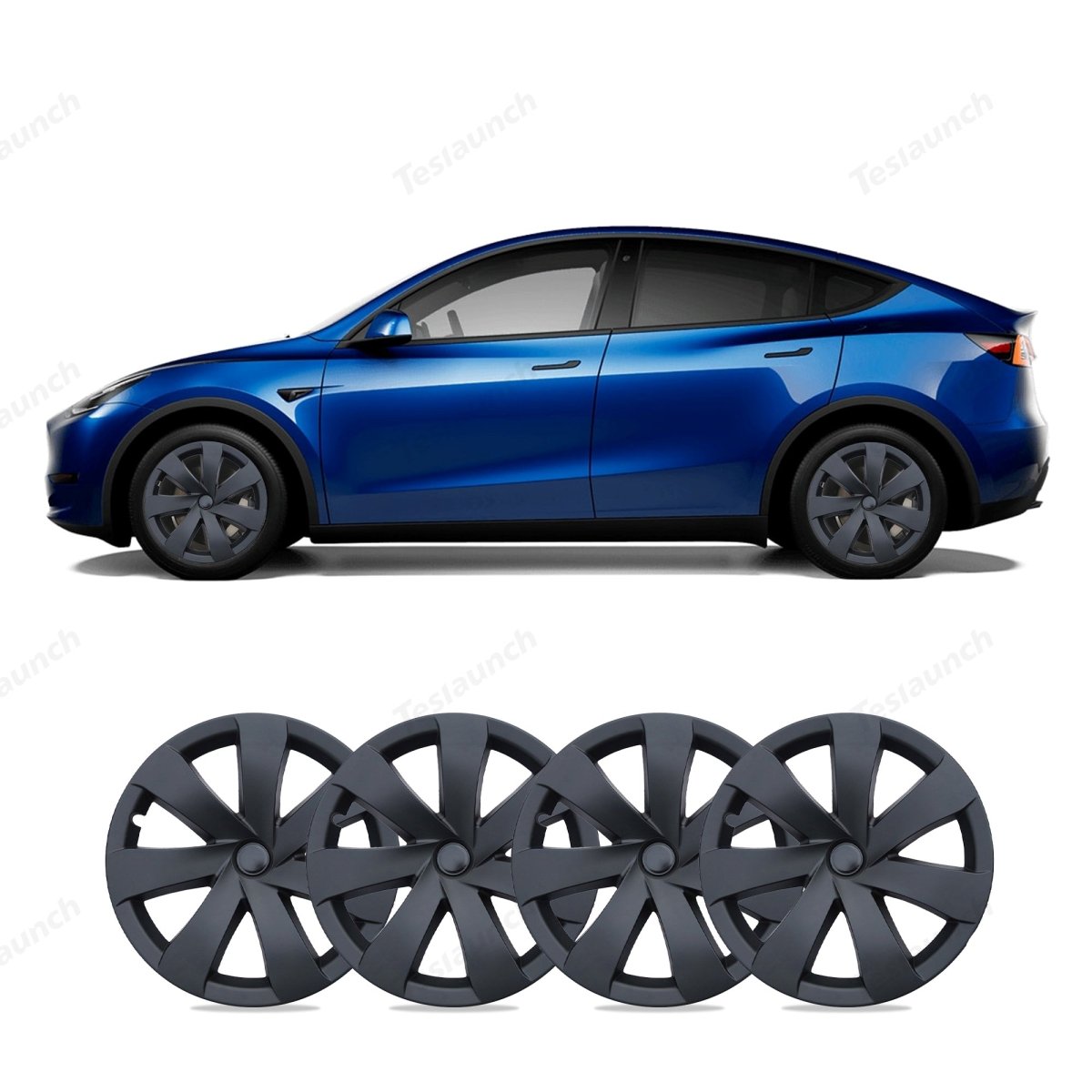 Model Y 19'' Gemini Wheels Cover Hubcaps Replacement 4PCS for Tesla (2020-2024) - T-Launch