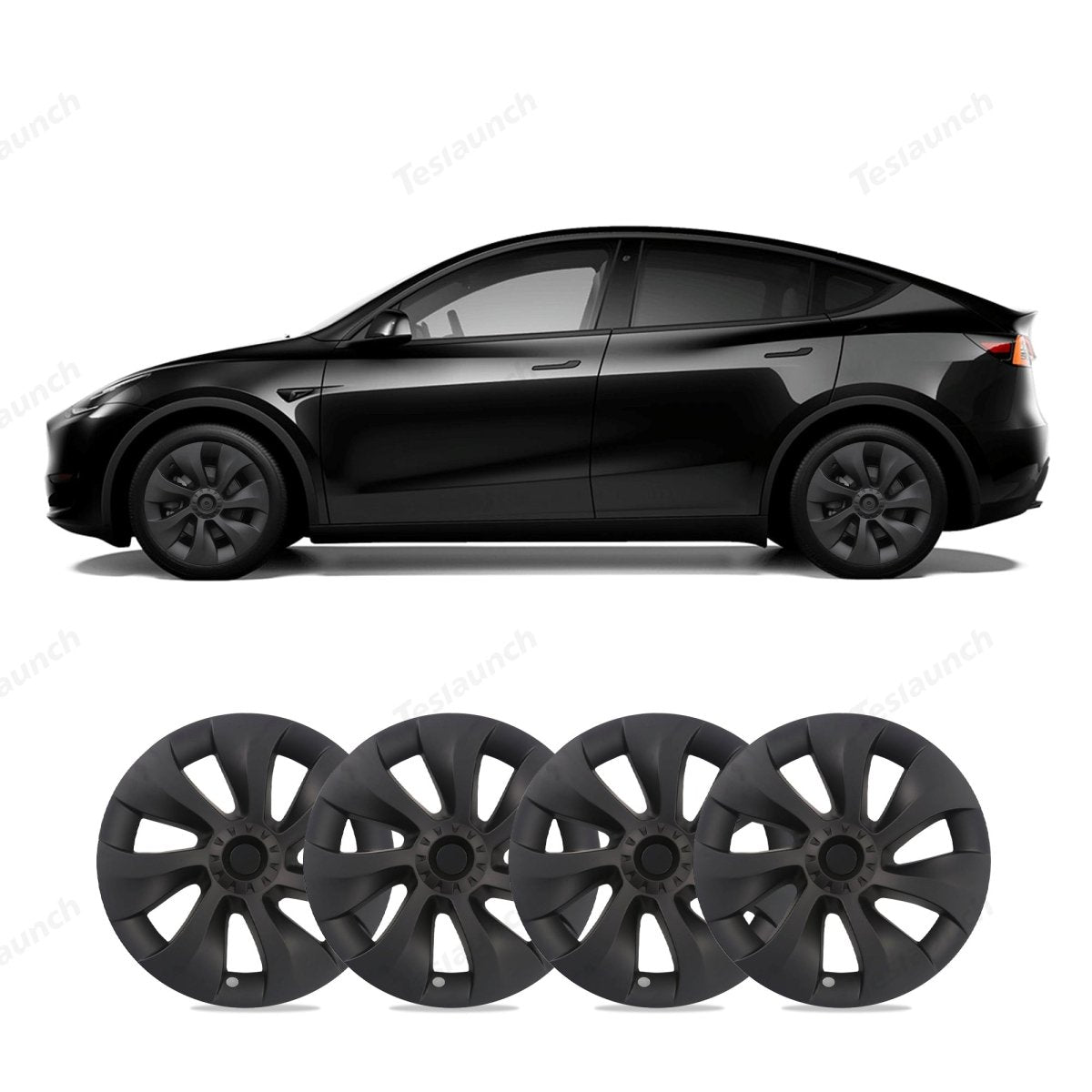 Model Y 19'' Gemini Wheels Cover Hubcaps Replacement 4PCS for Tesla (2020-2024) - T-Launch