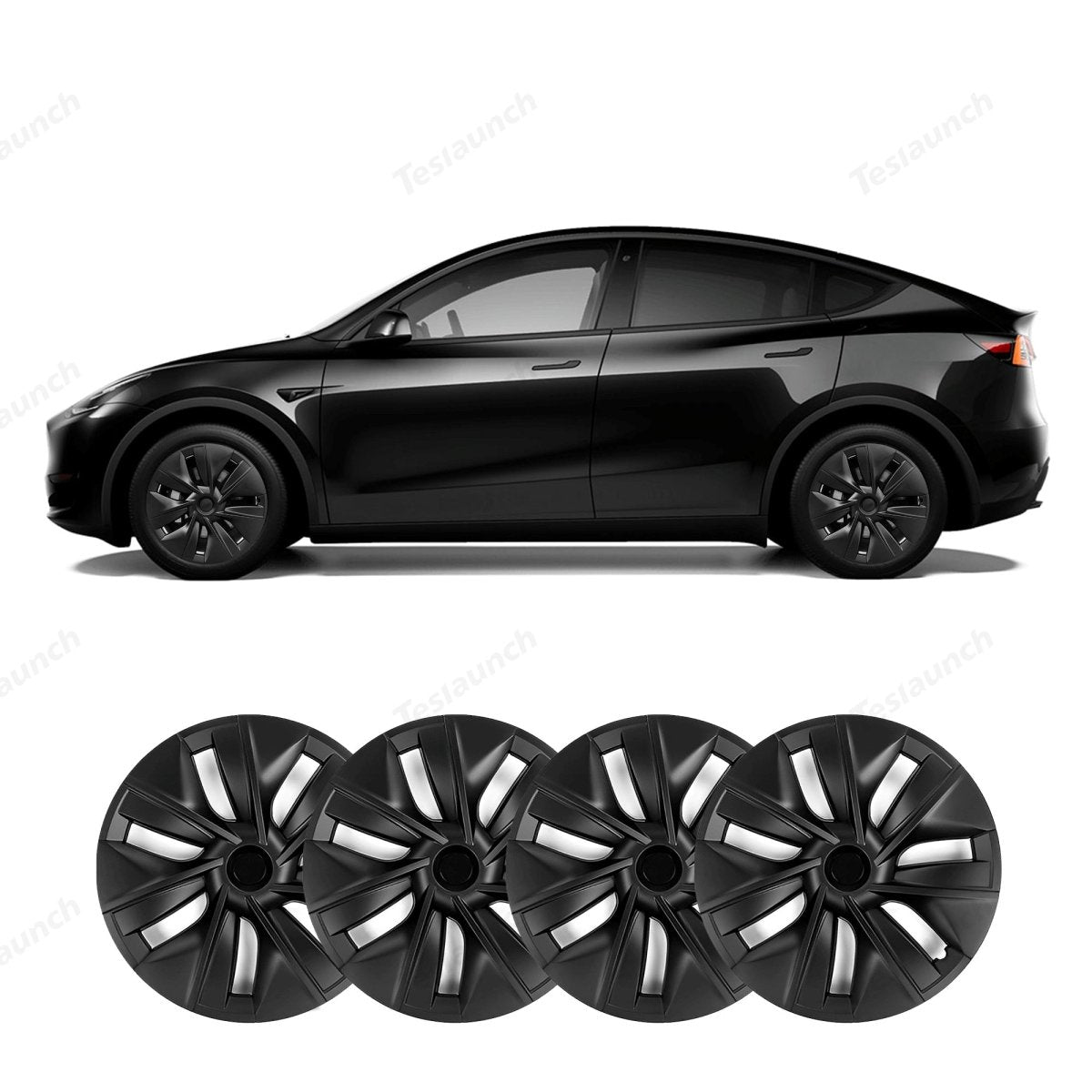 Model Y 19'' Gemini Wheels Cover Hubcaps Replacement 4PCS for Tesla (2020-2024) - T-Launch