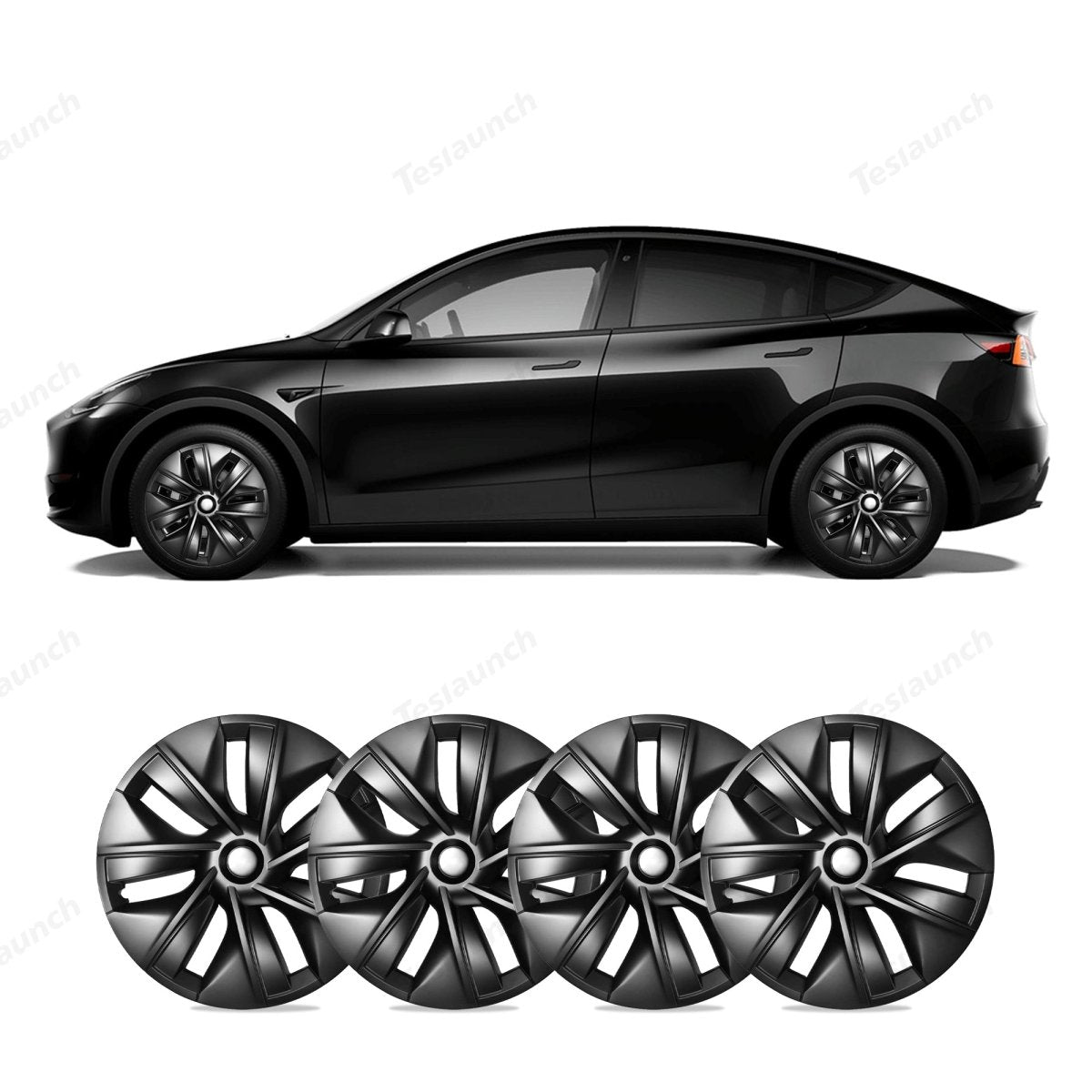 Model Y 19'' Gemini Wheels Cover Hubcaps Replacement 4PCS for Tesla (2020-2024) - T-Launch