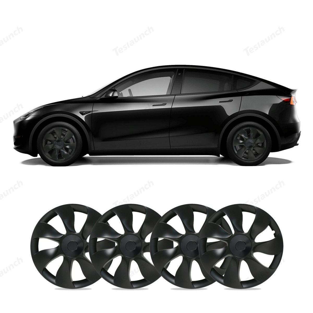 Model Y 19'' Gemini Wheels Cover Hubcaps Replacement 4PCS for Tesla (2020-2024) - T-Launch