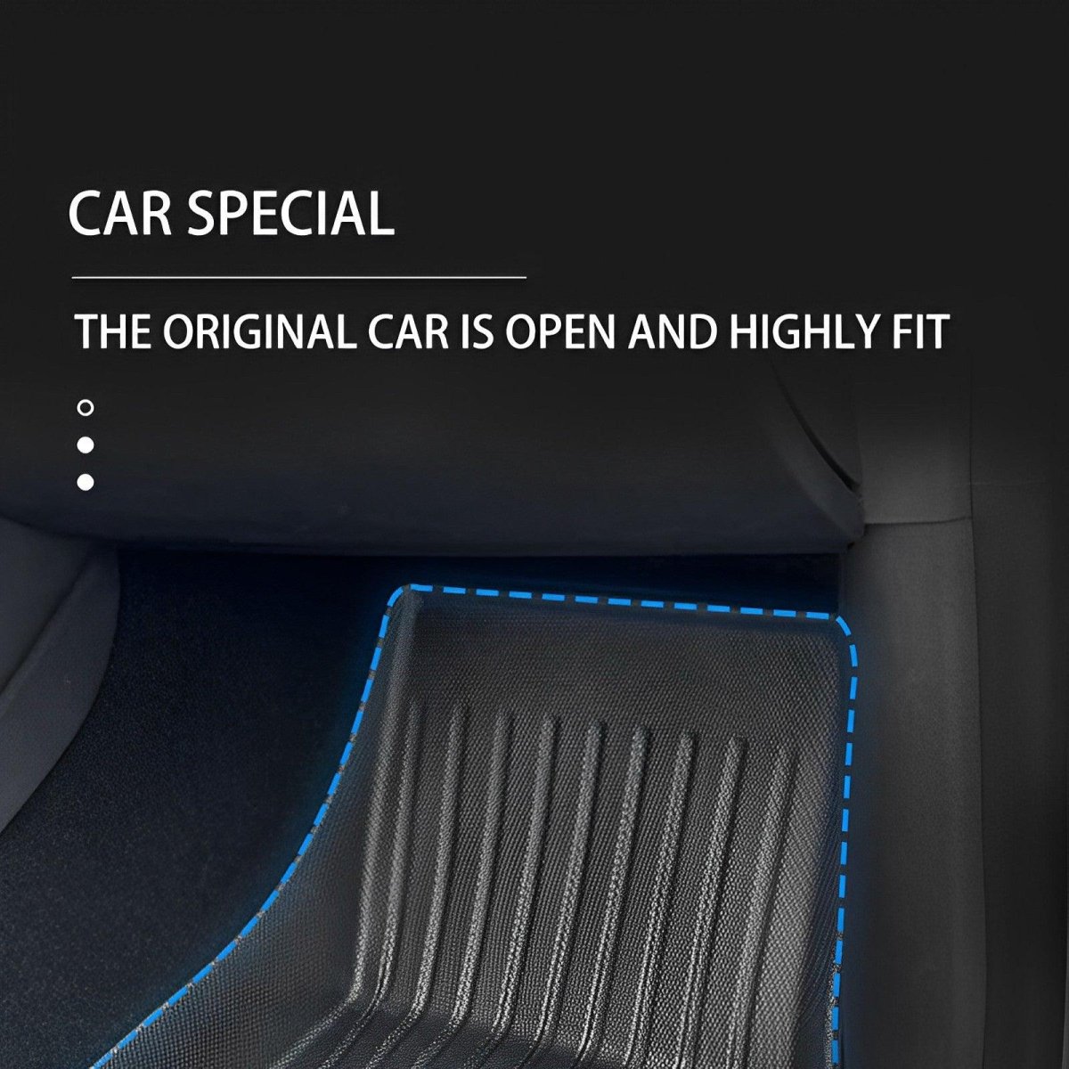 Model Y All-Weather Floor Mats Full Set Trunk Mat Cargo Mat Frunk Cargo Liner for Tesla(2020-2024) - T-Launch
