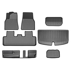 Model Y All-Weather Floor Mats Full Set Trunk Mat Cargo Mat Frunk Cargo Liner for Tesla(2020-2024) - T-Launch