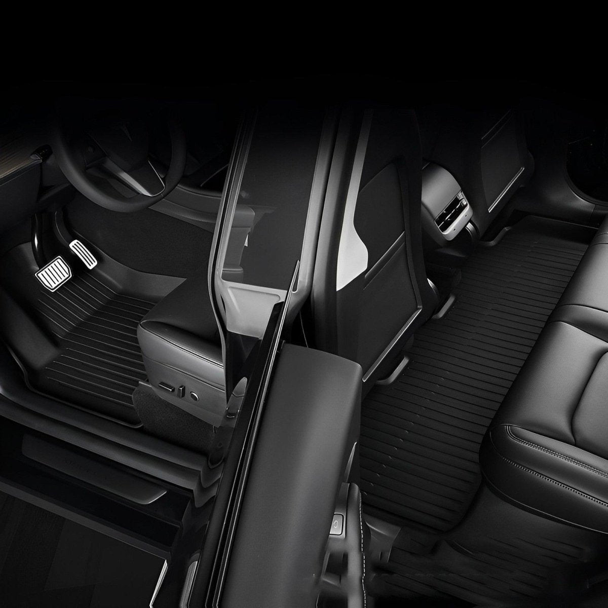 Model Y All-Weather Floor Mats Full Set Trunk Mat Cargo Mat Frunk Cargo Liner for Tesla(2020-2024) - T-Launch