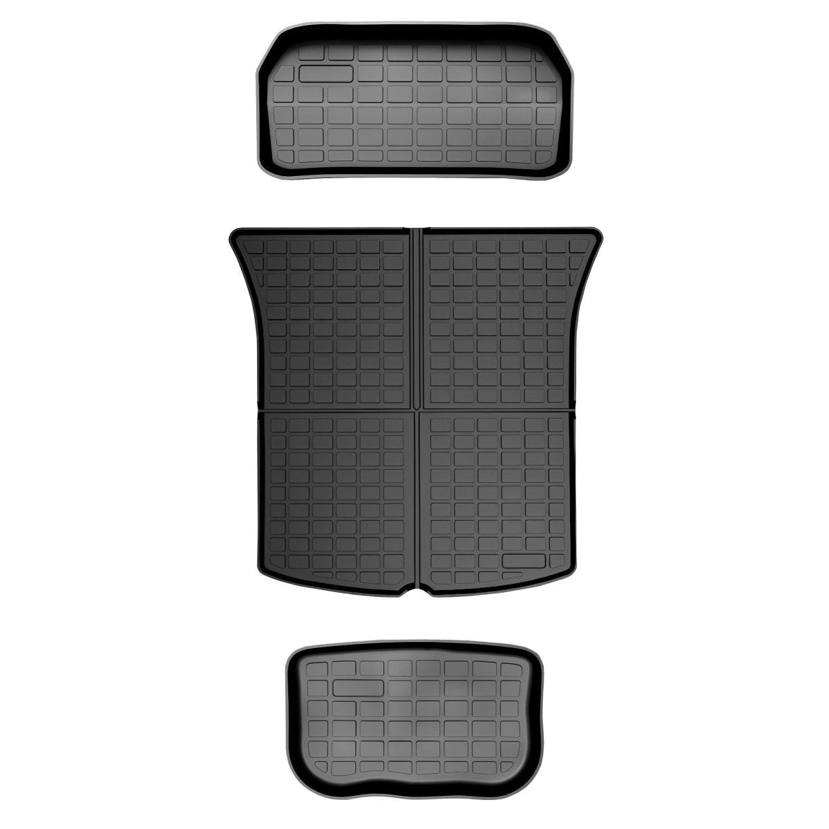 Model Y All-Weather Floor Mats Full Set Trunk Mat Cargo Mat Frunk Cargo Liner for Tesla(2020-2024) - T-Launch