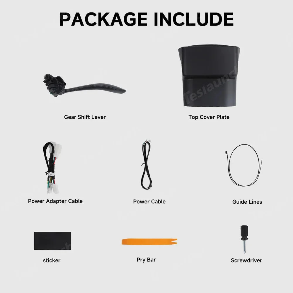 Model Y Juniper 2025+ OEM Style Gear Shift Stalk Kit for Tesla Wholesale 21PCS - T-Launch