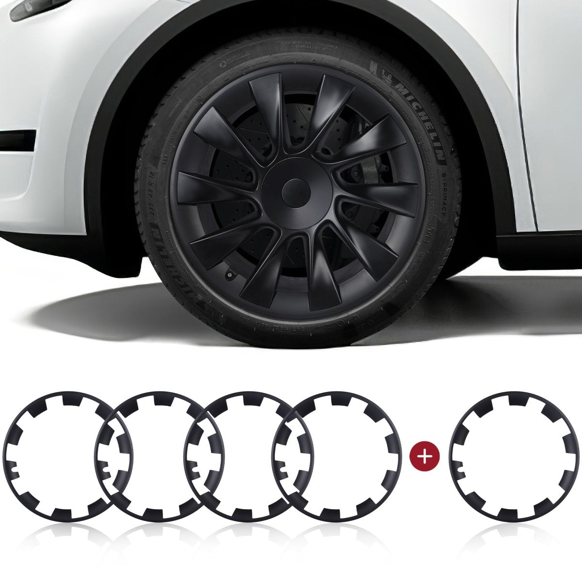 Model Y Rim Protector For 21'' Uberturbine and 20'' Induction Wheel Ultimate Protection Refreshed Wheels(4 Pack) - T-Launch