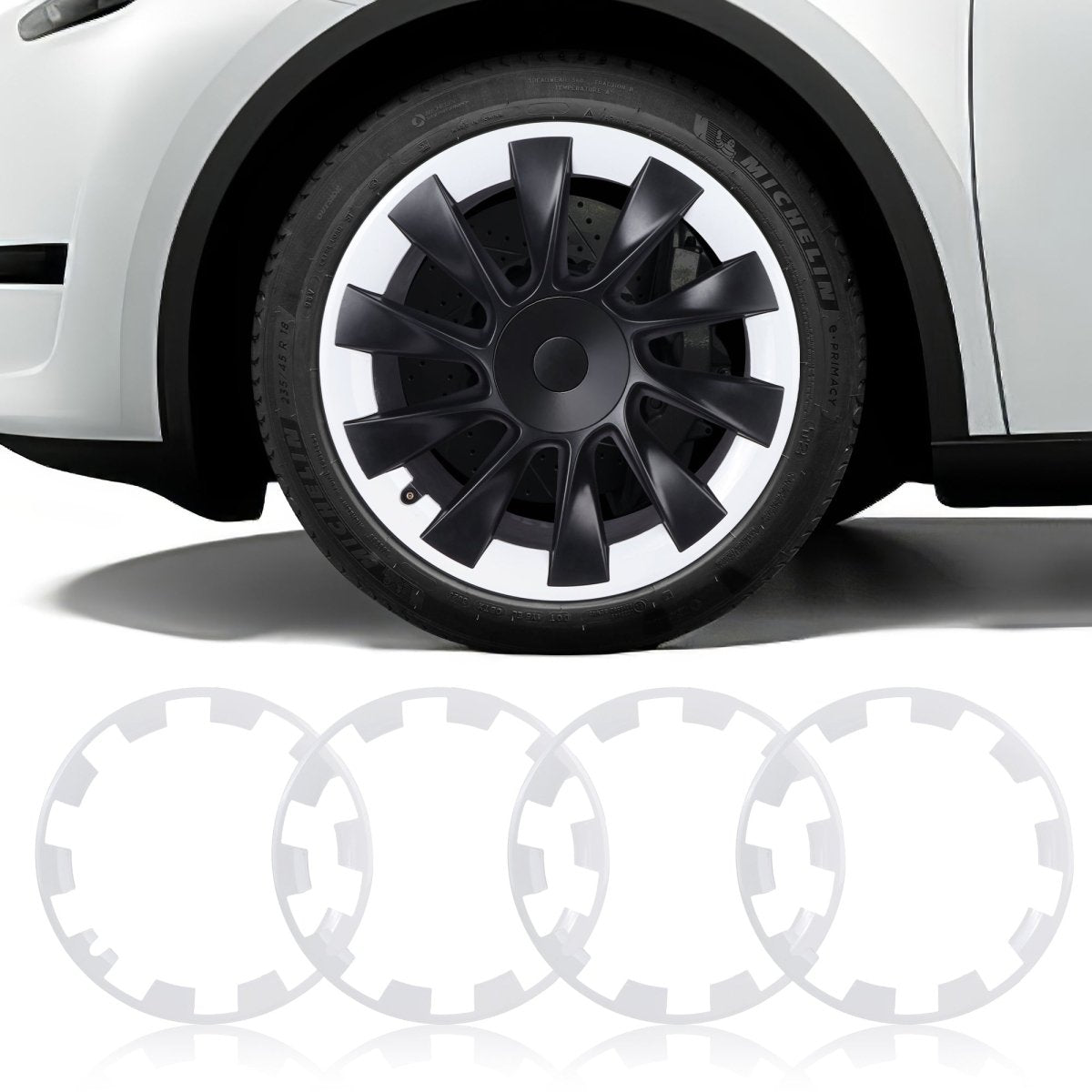 Model Y Rim Protector For 21'' Uberturbine and 20'' Induction Wheel Ultimate Protection Refreshed Wheels(4 Pack) - T-Launch