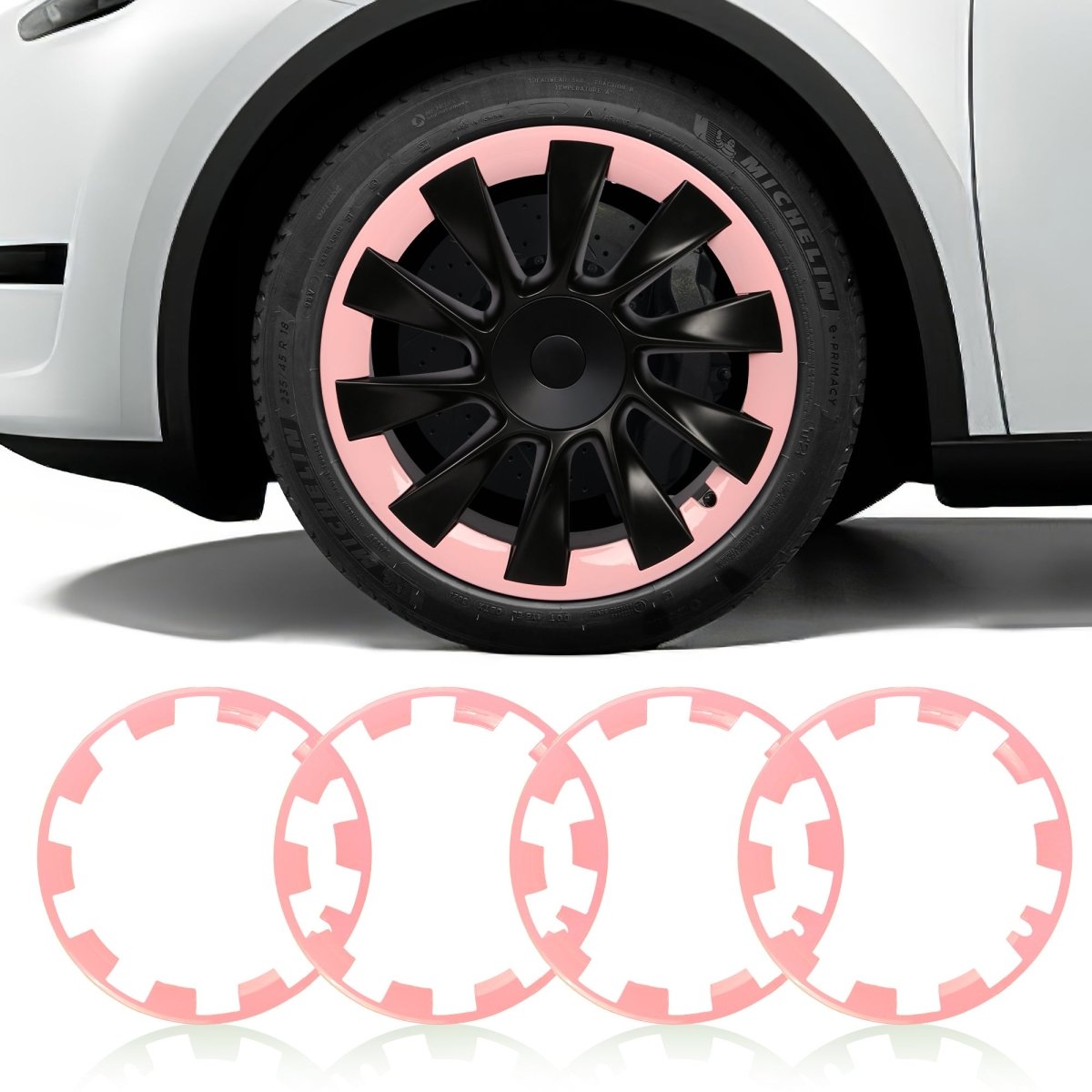 Model Y Rim Protector For 21'' Uberturbine and 20'' Induction Wheel Ultimate Protection Refreshed Wheels(4 Pack) - T-Launch