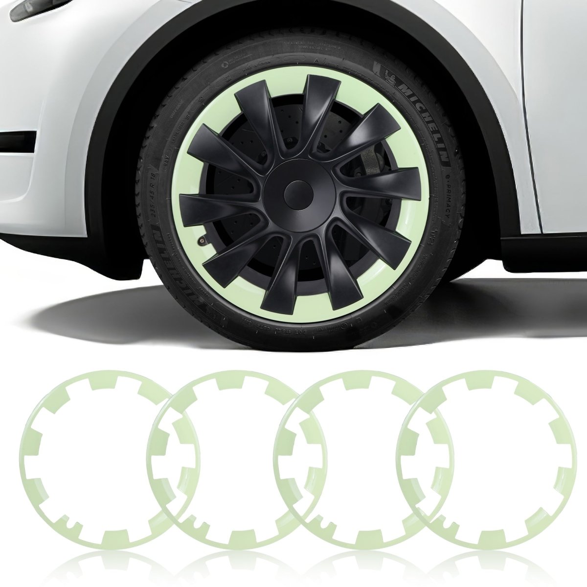 Model Y Rim Protector For 21'' Uberturbine and 20'' Induction Wheel Ultimate Protection Refreshed Wheels(4 Pack) - T-Launch