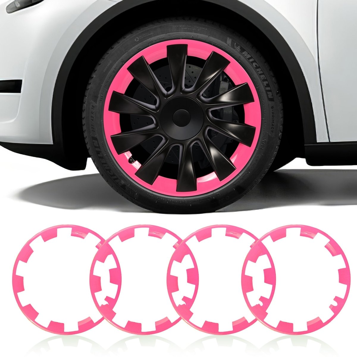 Model Y Rim Protector For 21'' Uberturbine and 20'' Induction Wheel Ultimate Protection Refreshed Wheels(4 Pack) - T-Launch