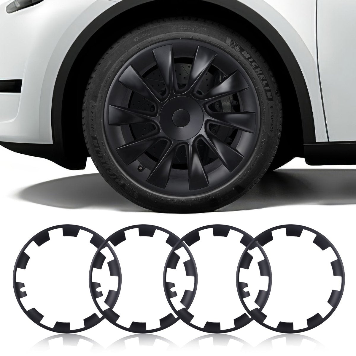 Model Y Rim Protector For 21'' Uberturbine and 20'' Induction Wheel Ultimate Protection Refreshed Wheels(4 Pack) - T-Launch