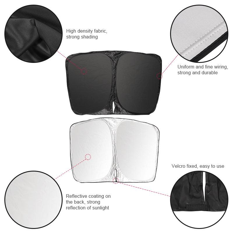 Model Y(2020-2024) Thermal Insulated Windows Sunshades for Tesla/ Privacy Curtains for Tesla Car Sun Visor and Privacy Protector - T-Launch