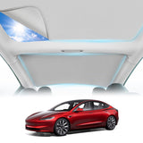 Electrostatic Adsorption Sunroof Sunshade for Tesla 2024+ Model 3 Highland